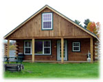 Rent a Rustic, Two-Story Log Cabin - Available Year-Round!