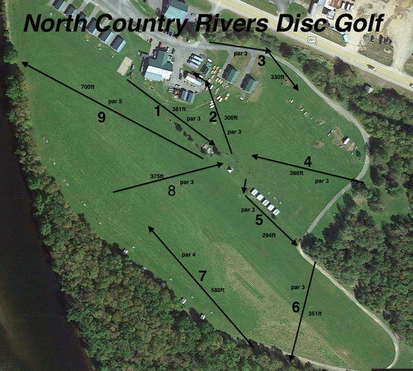 Maine Disc Golf Coures Map