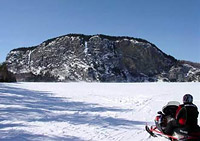 Moosehead Lake and Snowmobiling, Maine