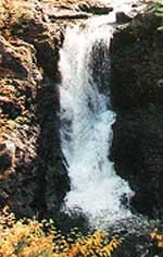 Maine's Moxie Falls - Upstream of the Keenebec - Maine's Highest Waterfall!