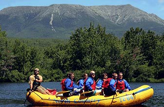 penobscot river rafting trip maine