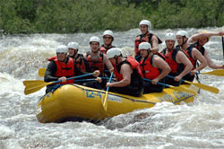 River Rafting the Whitewater of Maine's Dead River!