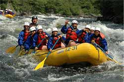 River Rafting the Whitewater of Maine's Kennebec River!