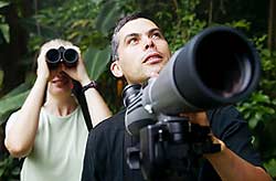 Maine Wildlife Watchers - with Binoculars and Camera