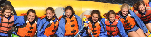 Girl Scout Rafting