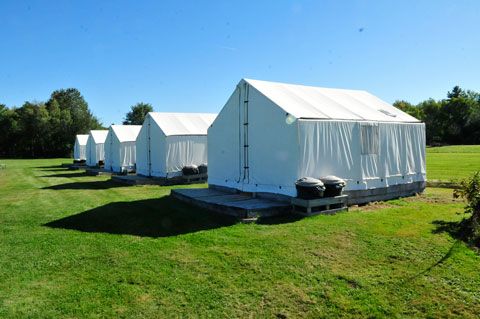 Maine Camping - Platform Tents