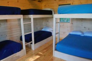 Inside Bunkhouse Cabin Rentals